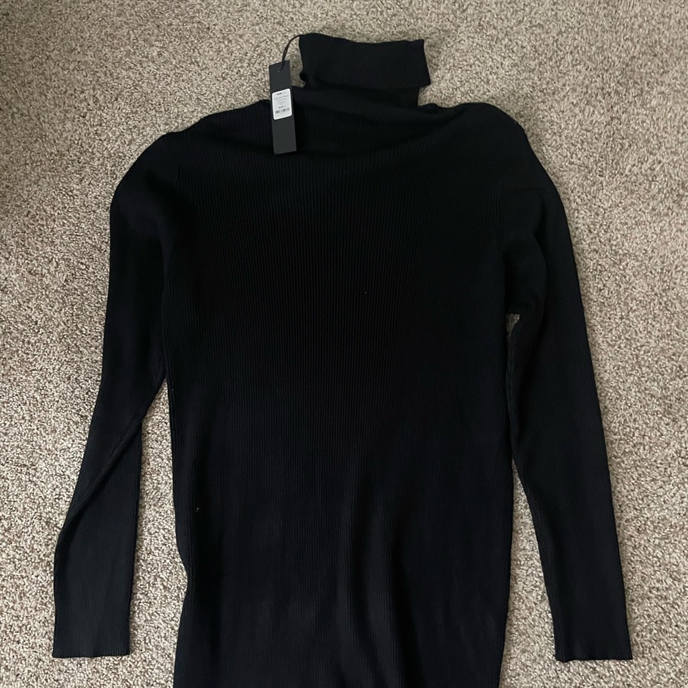 Black Turtleneck Sweater